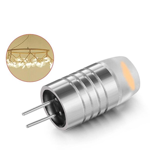 G4 Mini LED-lampbaslampor 1,5 W för DC 12 V COB-lampersättning för ljuskrona