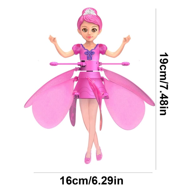 Magical Flying Pixie Toy,mini Princess Doll Rc Flying Toy For Boys Girls Gift