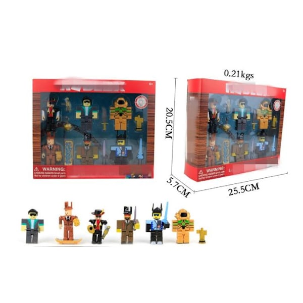 Virtual World Series Roblox Byggklossar 6-pack