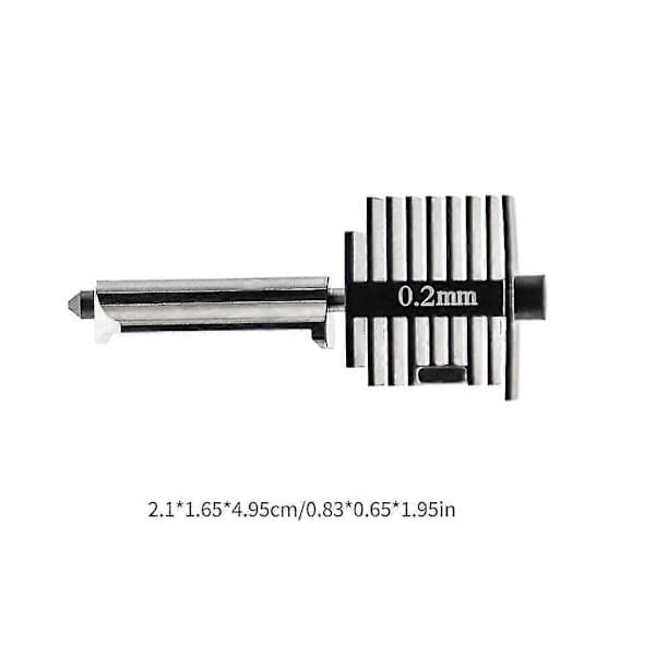 til Bambu Lab A1 Mini 0.4mm Dyse Hotend Kit Hærdet Stål 3D Printer Del 0.6mm 0.6mm