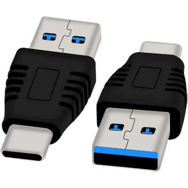 Typ-c hane till USB3.0 hane adapter USB C till USB A 5g 3a omvandlare, USB 3.1 Am till Cm stödjer datasynkronisering och laddning, lämplig för mobiltelefon