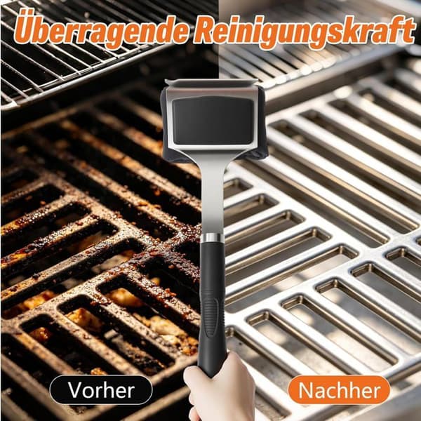 Børstefri grillrensebørste - Ideel til dampgrillning