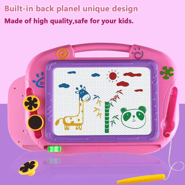 Magneettinen piirustuslautalahjat, jotka ovat yhteensopivat lapsen kanssa, söpö matkakokoinen doodletaulu