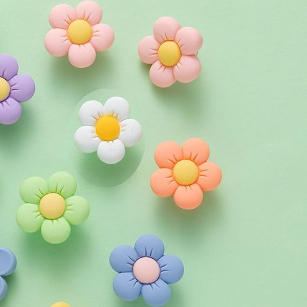 14 kpl kengänkoruja tytöille, söpöjä kengänkoruja aikuisille, teini-ikäisille, lapsille, vaaleanpunainen PVC-kengänkoristelu, napilliset korut tukkeille, sandaaleille, syntymäpäivälahja