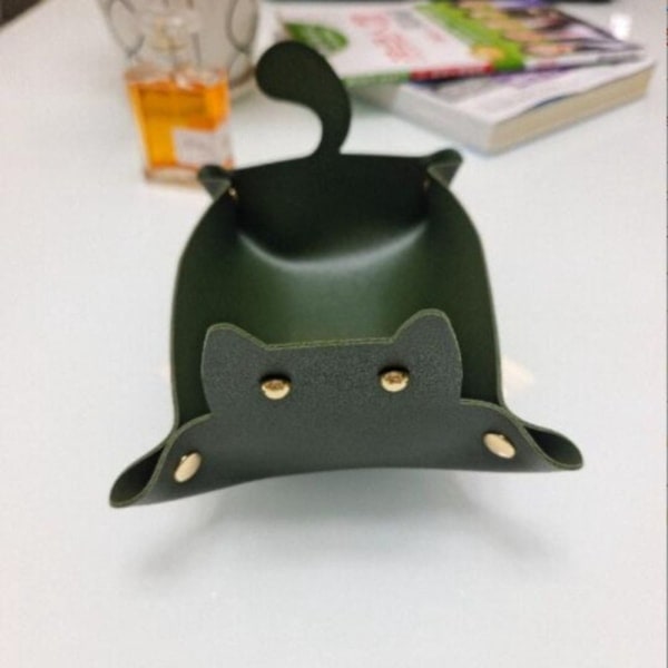 Opbevaringsbakke Kosmetik Opbevaringsboks Dark green