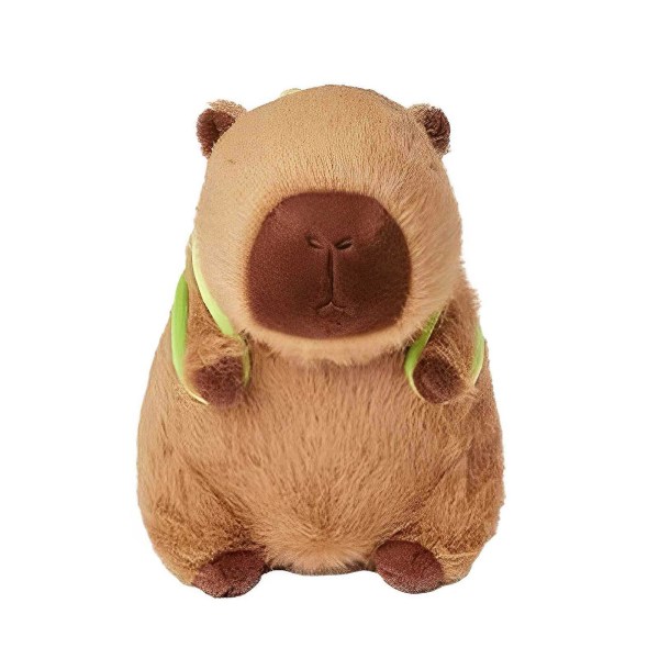 Simulering Capybara utstoppa dukke plysjleketøy kreativ søt simulering utstoppa leketøy for barn baby trøstende gaver 23cm