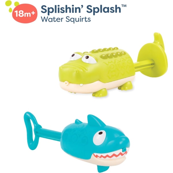 2-osainen Splishin' Splash -eläinvesisuihku Duo Pack – Kesä- ja vesilelut lapsille, roiskeita kesälelut