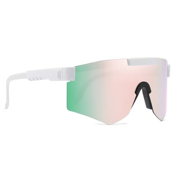 Polariserte Sports Solbriller Unisex Peachy White (C3)