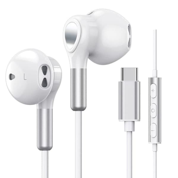 USB C-hörlurar för Samsung Galaxy S22 Ultra S21 FE S20 A53 USB C-hörlurar
