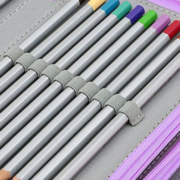 Pencilpose med plads til 52 blyanter - Lilla Lilla purple