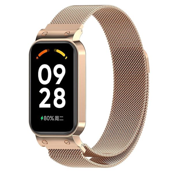 Milan magneettinen ranneke + kellokehys Xiaomi Mi Band 8 Active -laitteelle