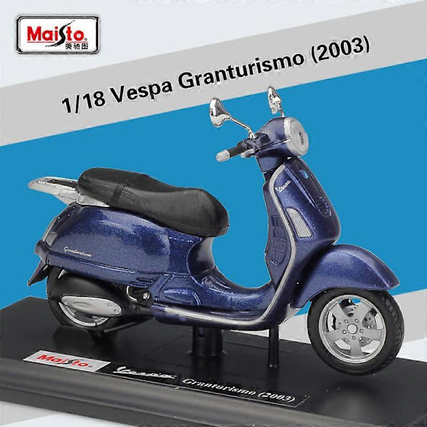 1:18 Vespa P150x 50 98 Gtr Gts 300 Lxv 2013 Sprint 150 Abs Scooter Motorcykel Simulation Legeringsmodell Retro Motorcykel GRANTURISMO