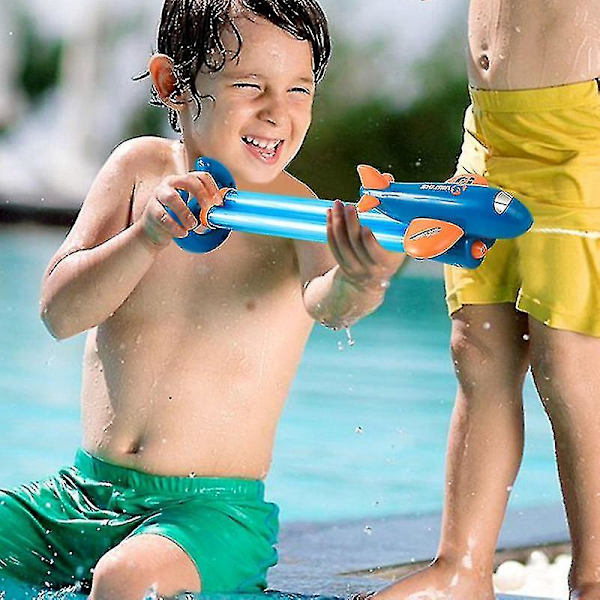 Vattenspruta Poolleksak 13-19 Ft Räckvidd Strand Vattenspel För Barn Utdragbara Vattenleksaker Med Vattenlek Funktioner Sommaraktivitet Himmelblå