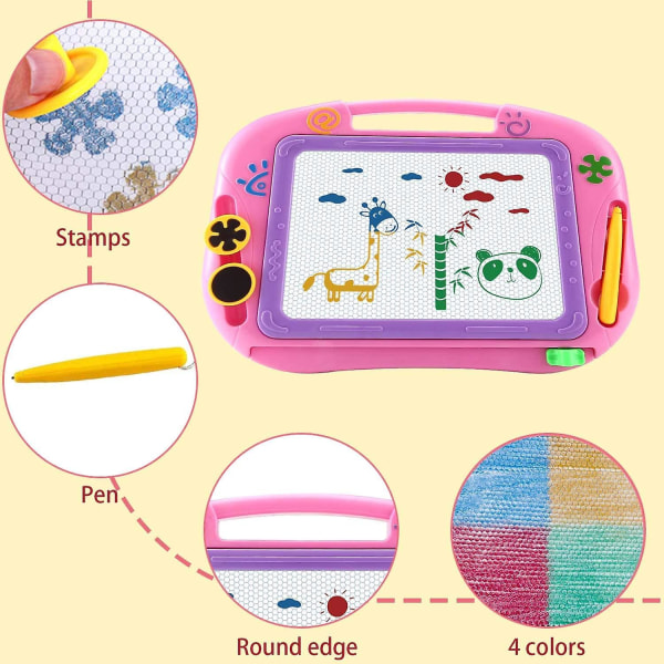 Magnetiske tegnebrætgaver, der er kompatible med børn, søde Doodle Board i rejsestørrelse