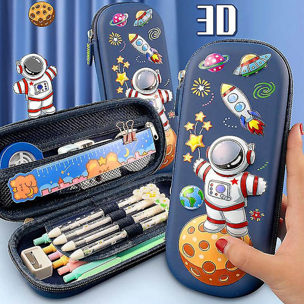 Pencil Case Kawaii Astronaut Estojo Escolar 3d Pencil Cases För Flickor Trousse Scolaire Skolartiklar Astuccio Pennfodral 1