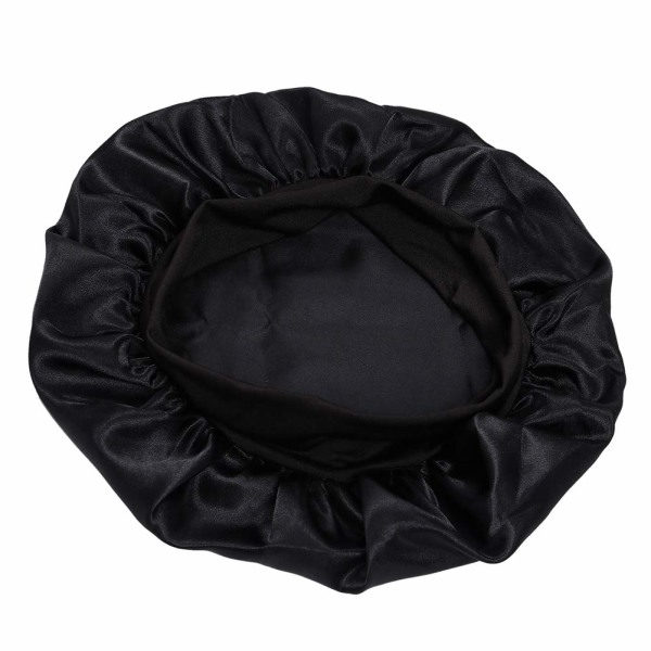 INF Sovehætte satinbonnet (one size) Sort Variety