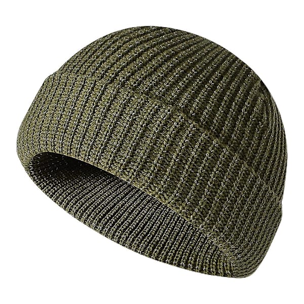 Vinterlue for menn og kvinner, dobbeltlags lue, gave til menn, Valentinsdag, for kvinner, svart ArmyGreen