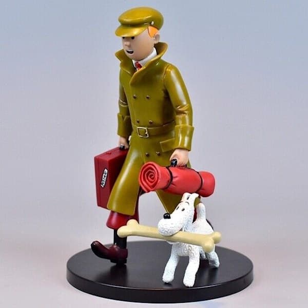 Tintin seikkailut Tintti hahmo PVC patsas suuri hahmo