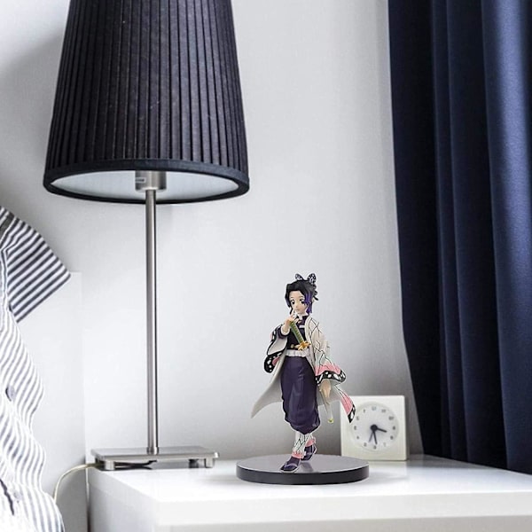 Tizzy Demon Slayer Figur/6.3'' Demon Slayer Leksak Kochou Shinobu Figur Pvc Actionfigur Handgjord Figur Anime Samling Staty Dockleksak Gåvor För En