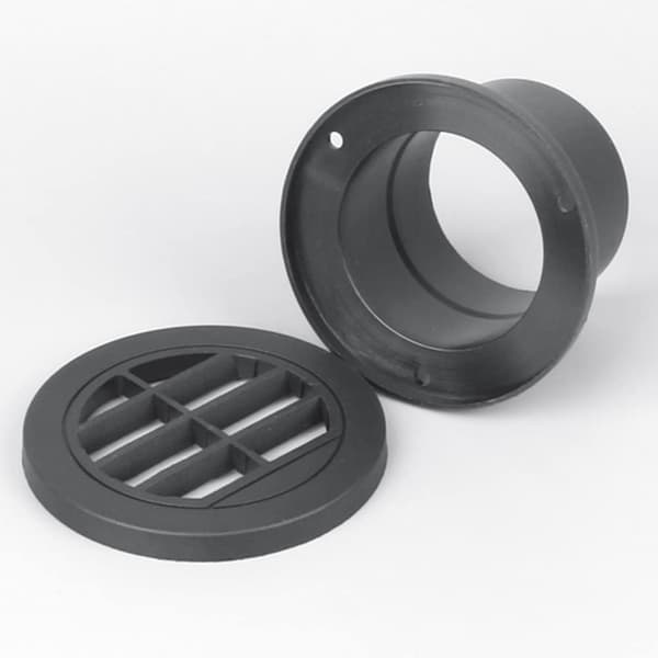 Ventilrør rundt rørutløp, eksostilkobling for tilbehør til gulvvarme 60 mm
