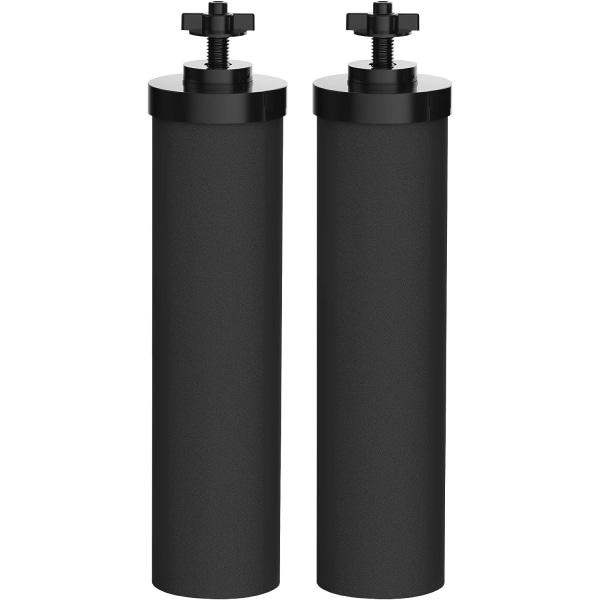 Vattenfilter, ersättning för BB9-2 svarta reningselement och gravitationsfiltersystem, 2-pack