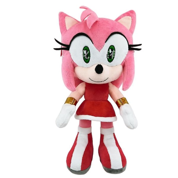 2024 Ny Sonic Amy Rose plysjlekedukke 20 cm - søt Sonic Character Plysj