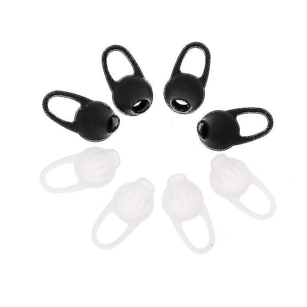 4 par bløde silikone in-ear Bluetooth-kompatible covers ørepropper puder (hy)