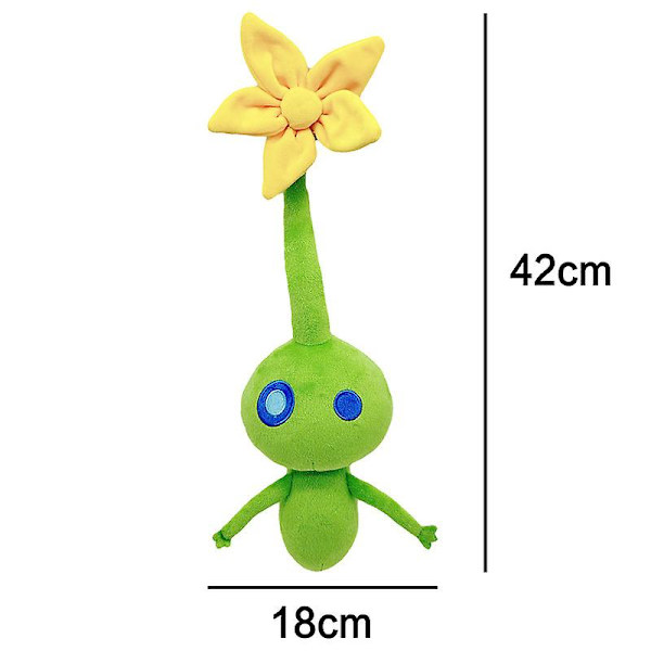 Pikmin plyslegetøj, sød is Pikmin plysdyr til børn pige dreng White red