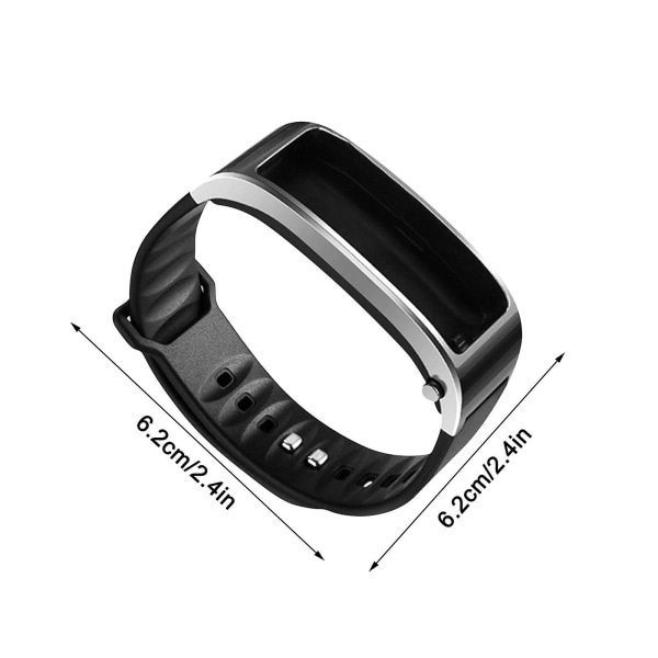 Y3p Smart armbånd Bluetooth-hodesett 2-i-1 hjertefrekvens sportsklokke for menn og kvinner skritteller A