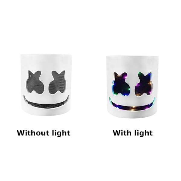 Marshmello DJ Naamio Halloween Cosplay Naamio