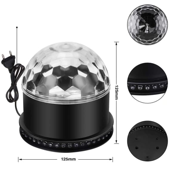 LED-diskopallo 15W diskopallo juhlan valo valotehoste lavalampu