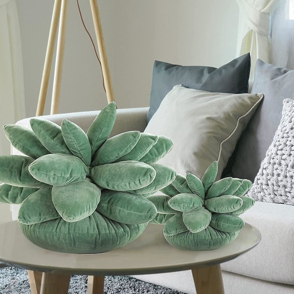 Mehevä tyyny Mehikasvit Kaktustyyny Söpöt sukulentit puutarhaan tai vihreiden ystäville tai makuuhuoneen ystäville