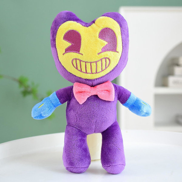 Bendy And The Ink Plush Stuffed Toy Svart Hvit Bendy And The Ink Machine Stuffed Toy For Barn Fans Collection Multicolor-D