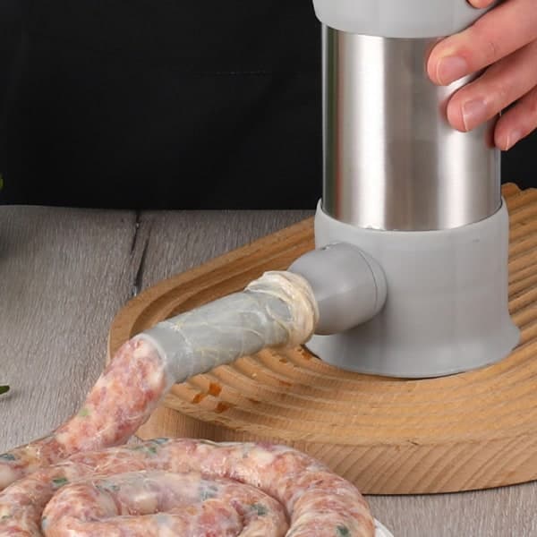 Kjøttstopper for pølser i rustfritt stål Horisontal pølsemaker S 1SET