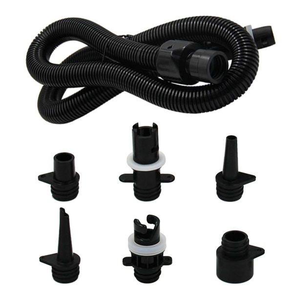 Elektriske flåder Stand Up 6 dyser pumpe adapter sæt dæk 1 luftslange lækagesikker