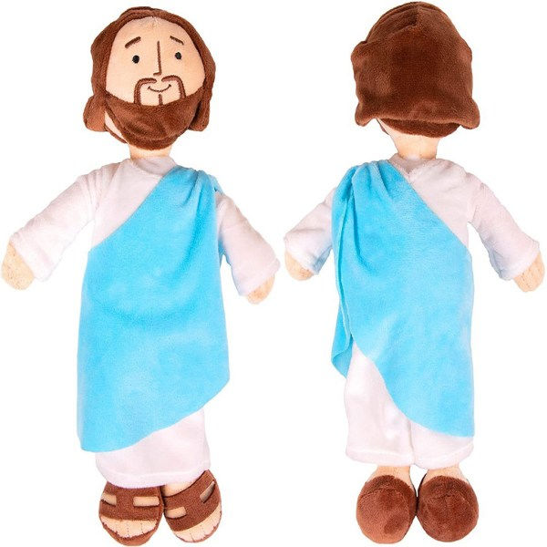 30 cm plysch Jesus-figur för docka, kristen leksak, bekväm sömn för docka, religiös leksak, heminredning, vuxen