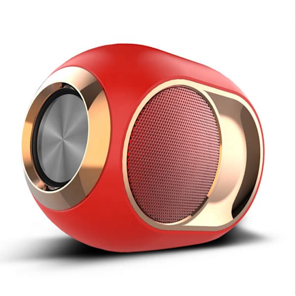 SALG Bluetooth-høyttaler 5W subwoofer – X6 rød rød