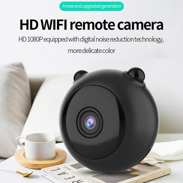 Mini Hd 1080p Home Wifi Remote Sikkerhedskameraer, Smart Motion Detection