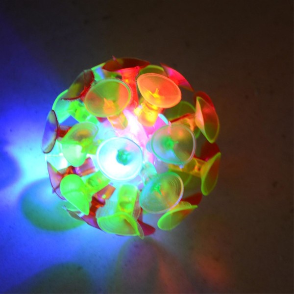Børnegaver 5 stk Glødende Sticky Ball Sucker Ball Børnelegetøj Forældre-barn spil som vist