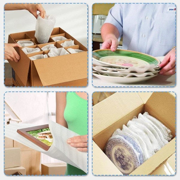 100 stk. skum emballage 25x30 cm, skumposer, flytbart bobleplast, bobleplast rulle, boblefolie, skumemballage til flyttekasser, service,
