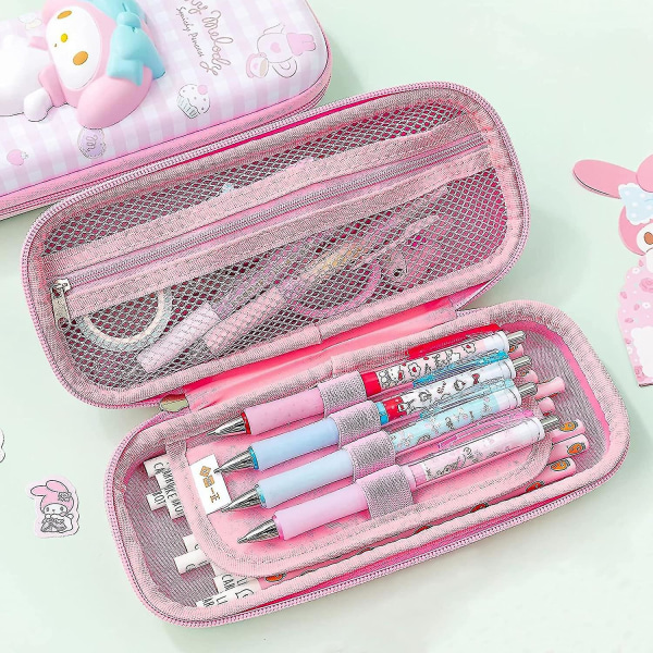 kawaii case för flickor, estetiska skolmaterial, squishy söt anime kosmetisk väska påse Stationär pennaskrin för barn t-shirt