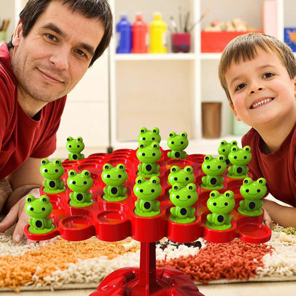Balanceret træfrø Frøbalance Tællelegetøj Frøbalance Brætspil Gaver