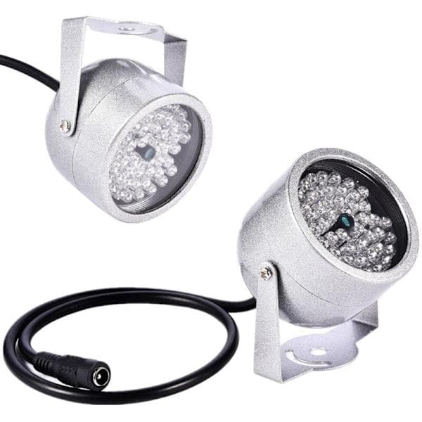 IR flomlys 48-LED IR infrarød nattsyn belysning sikkerhetskamera IR infrarød nattsyn