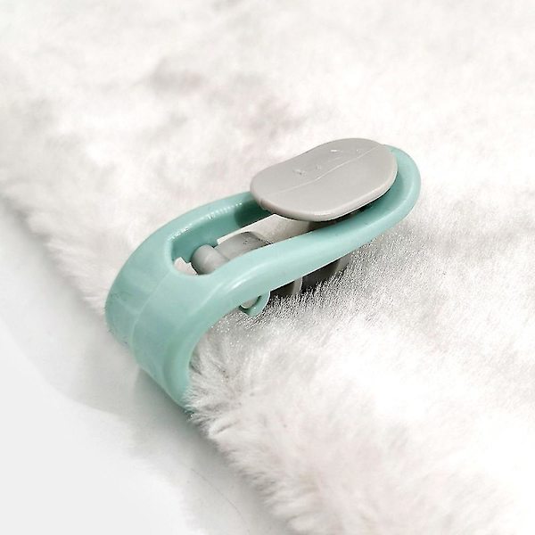 12 stk. dynetrekk klips og laken klips, lakenfeste sett green