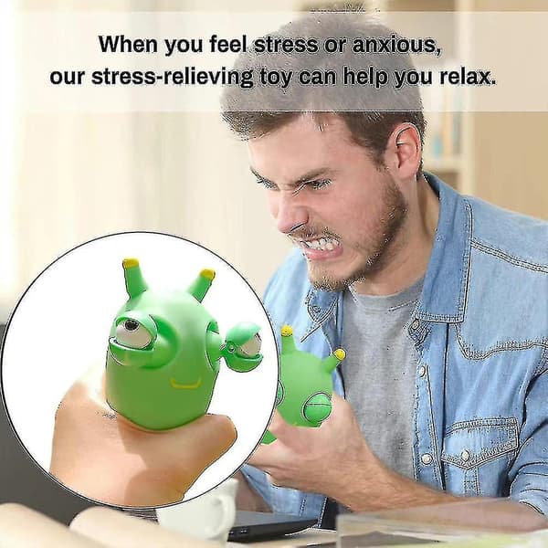 Squeeze Caterpillar Leksak Ångestlindring Leksaker Fidget Presenter