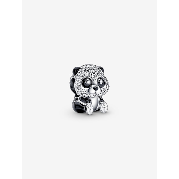 Pandora - Mousserende sød panda-charm - Sterlingsølv iphone