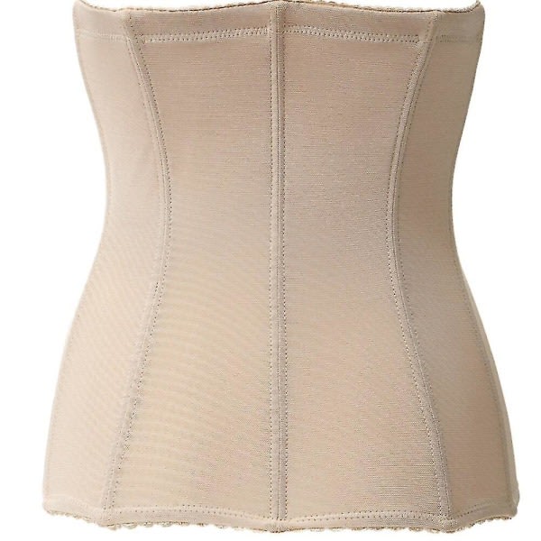 Taljetræner Slank Korset Body Shaper Modellering Bælte Shapewear Talje Cincher Fedt Kompressionsbælte Girdles Fastgjort Korset 2022,beige2 M M