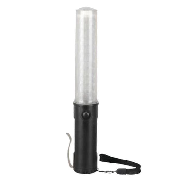 26 cm 4-modus trafikkbatong lyspinne LED-varslingslommelykt blå White