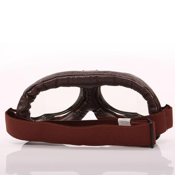 Retro vind- och dammtät motorcykelglasögon brown