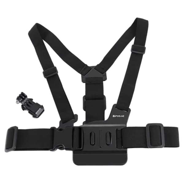Brystsele / Brystmontering - Montering til GoPro - Alle Modeller Sort